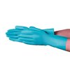 Vguard Nitrile Green Chemical Resistant Gloves Flock Lined, 13" Straight Cuff, PK 288 C14B211